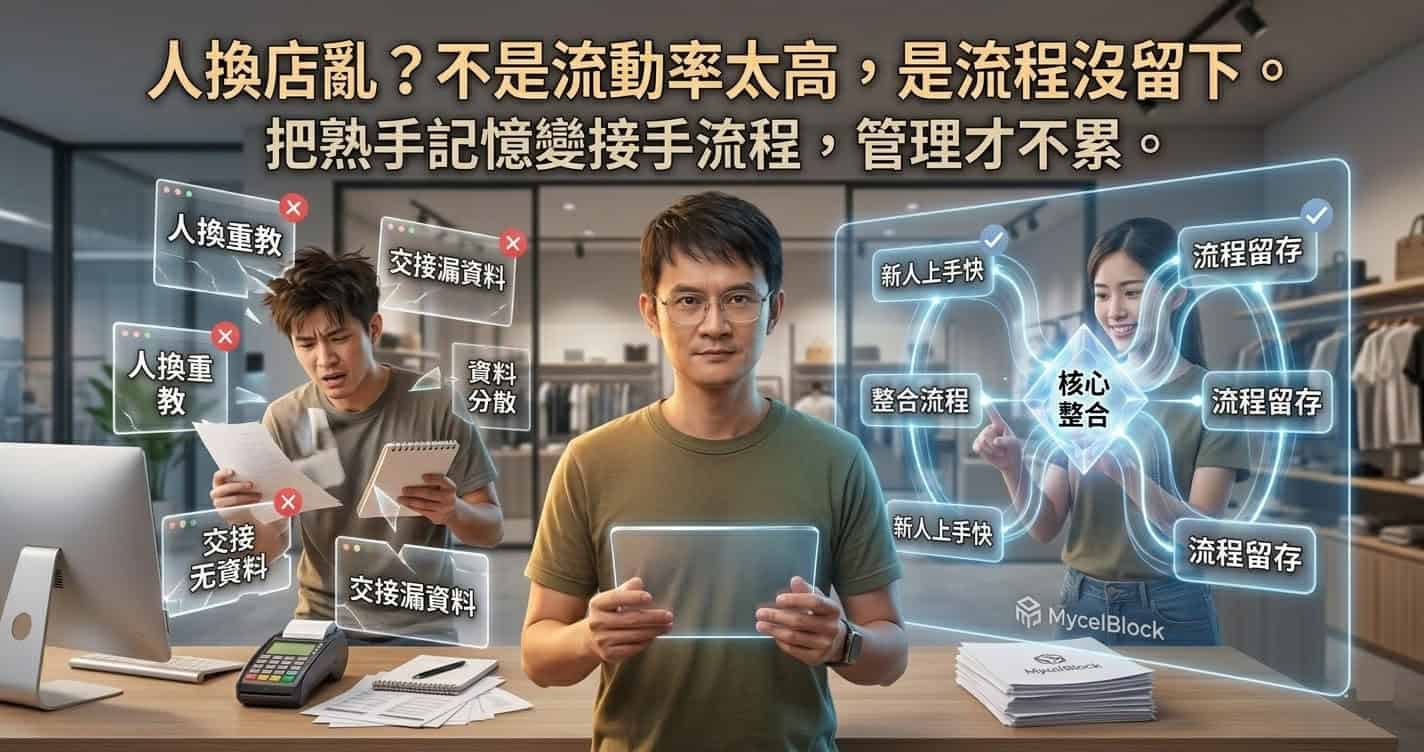 員工流動率高的店，管理流程要怎麼做才不會一直重來？