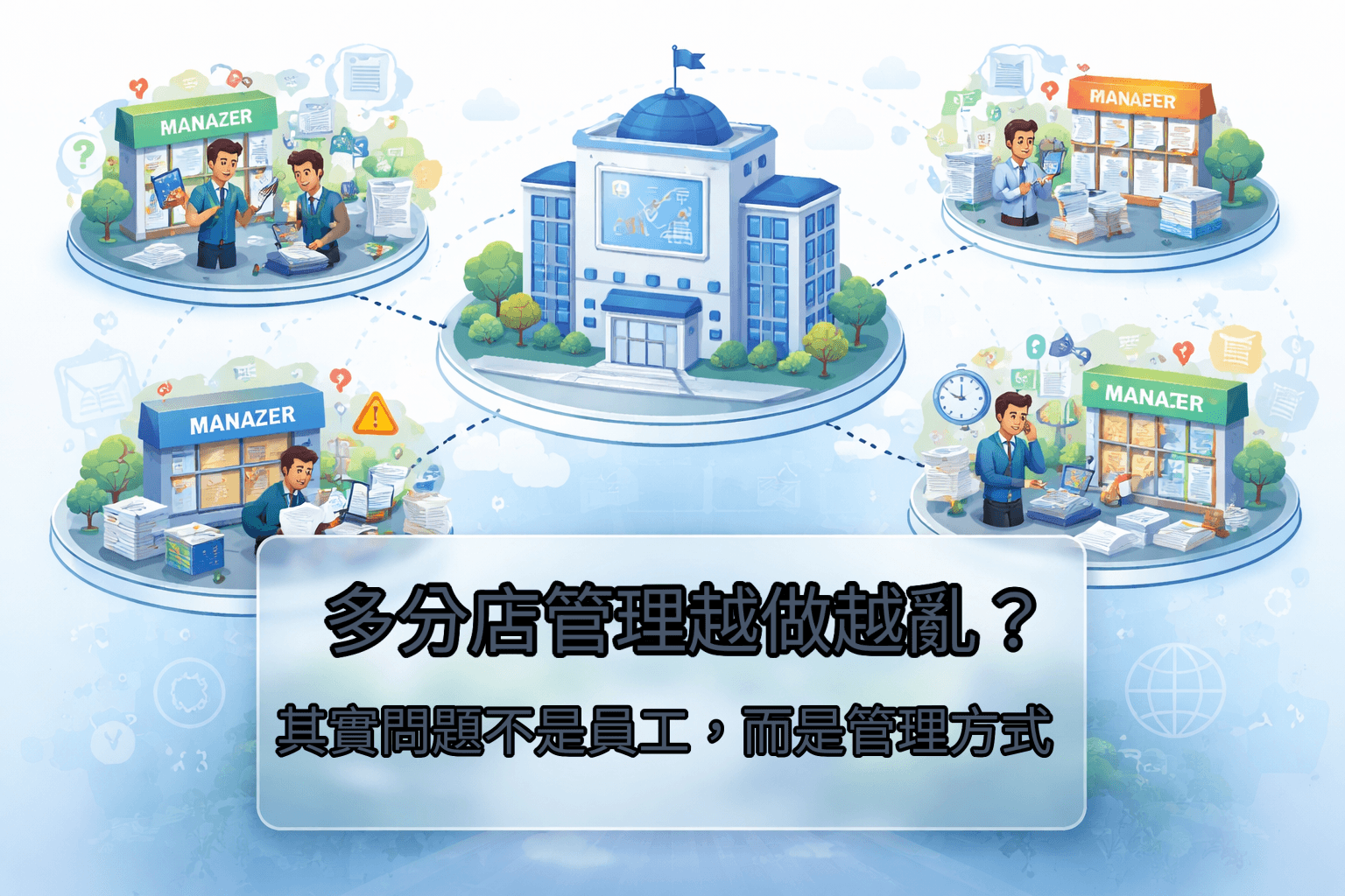 多分店管理為什麼越做越亂？常見問題其實不是員工不配合