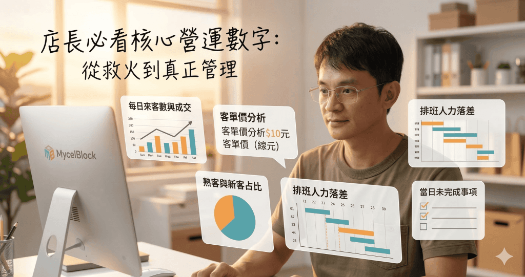 店長每天該看哪些數字，才是真的有在管理門市？