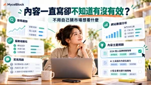 一人公司透過搜尋趨勢、網站數據、服務相關性與常見問題決定下一個內容主題