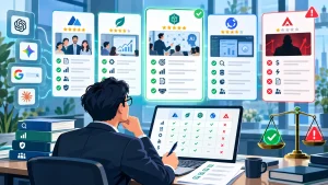 企業比較 GEO 服務商時，檢查是否理解網站與服務、能否說明可控制成果及避免保證 AI 推薦等紅旗