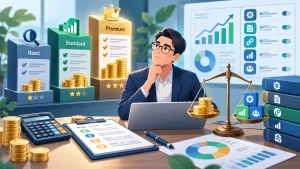 企業評估 SEO 基礎版、標準版與進階方案費用時，比較實際工作範圍、內容規模與持續優化需求